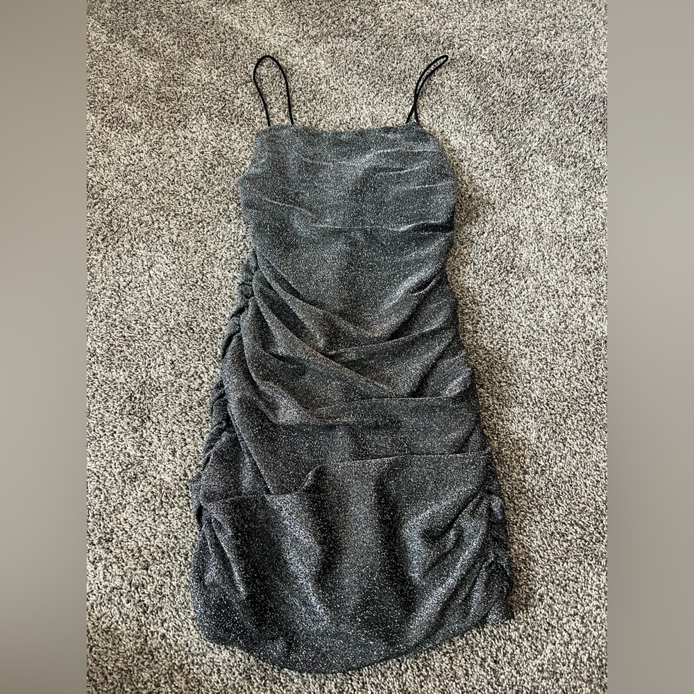 Elegant Black Glitter Dress. Very stretchy. Never worn.